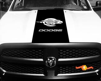 1500 2500 3500 Camion Vinile Racing Stripe Dodge Ram Bee Hood Decalcomanie Adesivi #79
