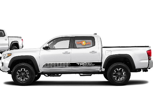 Kit Adesivi Laterali in Vinile Stile TRD Off Road per Toyota Tacoma 2016-19