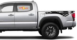 Toyota Tacoma 2016-2020 (TRD OFF ROAD) 4x4 Sport Punisher gonna laterale decalcomanie in vinile adesivo grafico
