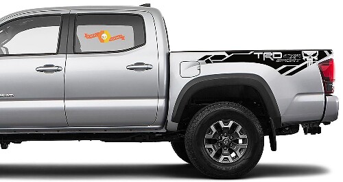 Kit adesivi vinile laterali cassone TRD 4x4 Sport Punisher per Toyota Tacoma 2016-2020