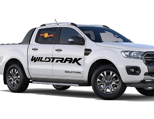 2X 2016-2018 FORD RANGER Wildtrak Vinile Porte Decalcomanie Grafica
