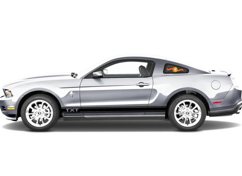 Set di adesivi in vinile con bordi TXT per fiancate e minigonne per Musclecar Musclecarmodel