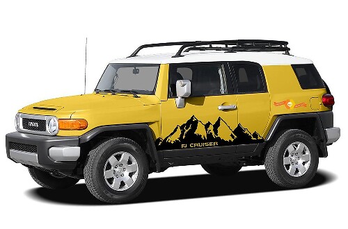 Kit di Adesivi in Vinile Mountain Side per Toyota FJ Cruiser