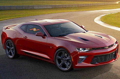 2 - Chevrolet Camaro RS Pannello bilanciere Adesivi per porte Decalcomanie Strisce Grafica in vinile 2016-2018
