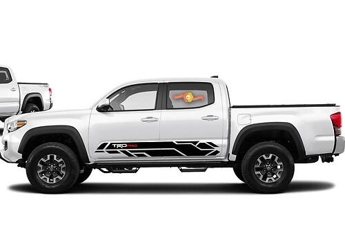 Adesivo Vinile Laterale a Righe Geometriche TRD PRO per Toyota Tacoma 2016-2020