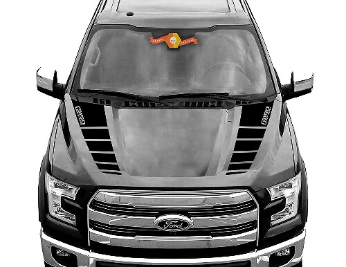 Grafica per cofano fuoristrada FORD F-150 Raptor 2015 2019 Decalcomanie adesive a strisce Ford Racing
