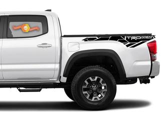 Toyota Tacoma 2016-2019 3rd Gen Bedside TRD 4x4 Offroad Decalcomanie

