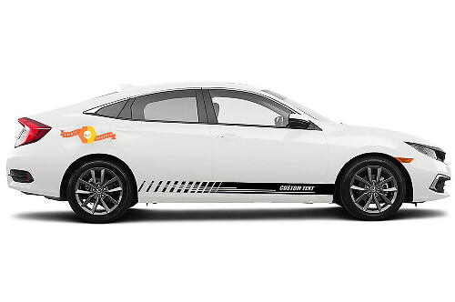 Strisce in Vinile per Minigonne Racing per Honda Civic EX