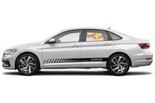 Adesivi per decalcomanie in vinile con strisce del pannello a bilanciere da corsa per Volkswagen Jetta GLI
 4