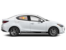 Adesivi per decalcomanie in vinile con strisce del pannello bilanciere da corsa per Toyota Yaris
 2