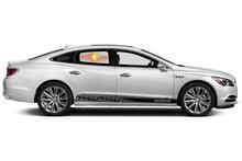 Adesivi per decalcomanie in vinile con strisce del pannello a bilanciere da corsa per Buick LaCrosse Essence
 2