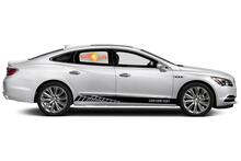 Adesivi per decalcomanie in vinile con strisce del pannello a bilanciere da corsa per Buick LaCrosse Essence
 3