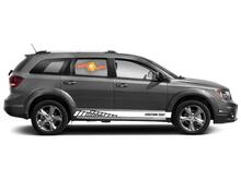 Adesivi per decalcomanie in vinile con strisce del pannello a bilanciere da corsa per Dodge Journey
 3