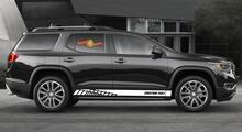Adesivi per decalcomanie in vinile con strisce del pannello bilanciere da corsa per GMC Acadia
 3