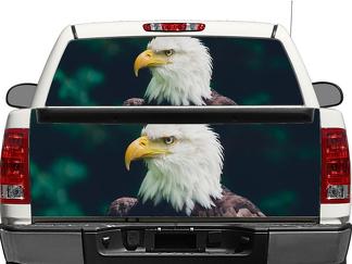 American Bald Eagle Lunotto posteriore O portellone posteriore Decal Sticker Pick-up Truck SUV Car
