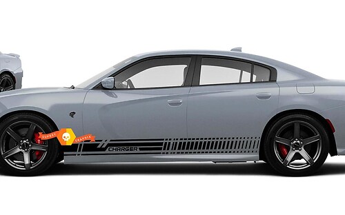 Kit di adesivi grafici per decalcomanie laterali per DODGE CHARGER 2011-ora
