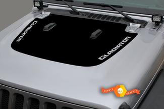 Jeep Gladiator Side JT Wrangler JL JLU Cappuccio Adesivo decalcomania in vinile Kit grafico per 2018-2021 per entrambi i lati
