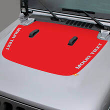 Adesivo in vinile nero opaco con testo personalizzato per Jeep Gladiator e Wrangler_3