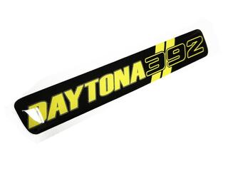 Un volante giallo Daytona 392 Challenger Charger emblema decalcomania a cupola

