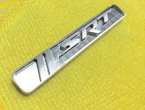 Distintivo Universale in Alluminio con Logo STR per Dodge Charger 2015-2026