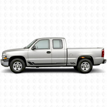 Strisce in vinile a nido d'ape per porte e modanature per Chevrolet Silverado 1500 GMT800 1999-2007_2