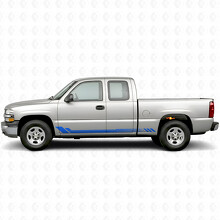 Strisce in vinile a nido d'ape per porte e modanature per Chevrolet Silverado 1500 GMT800 1999-2007_5