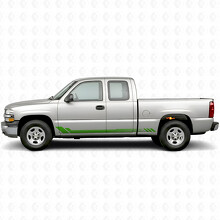 Strisce in vinile a nido d'ape per porte e modanature per Chevrolet Silverado 1500 GMT800 1999-2007_6