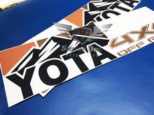 YOTA Off Road Old Style Vintage Style 4x4 PRO Sport Off Road Side Vinyl Stickers Decal Toyota adatto a TRD
 2