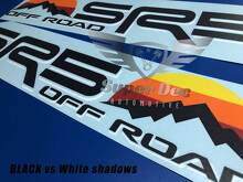 Set di Adesivi Laterali in Vinile Stile Vintage SR5 Off Road per Toyota Tacoma Tundra 4Runner_2