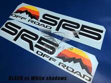 Set di Adesivi Laterali in Vinile Stile Vintage SR5 Off Road per Toyota Tacoma Tundra 4Runner_3