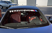 Adesivo in Vinile Banner Parabrezza Move Over Stile M per BMW Serie G/F/E_3