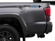 coppia di TRD Off Road Vintage Sunset Style 4x4 PRO Sport Off Road Side Vinyl Stickers Decal Toyota Tacoma Tundra FJ Cruiser
 3