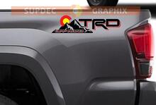 Coppia di TRD Off Road Mountains con Colorado State Flag SunSet Shadows Sun Sunset per Toyota Tacoma Tundra FJ Cruiser
 2