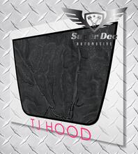 Personalizzato Jeep Wrangler Blackout Mappa topografica Viaggio avventuroso Vinile Cappuccio Adesivo Decalcomania TJ LJ JK JL Gladiatore Illimitato
 2