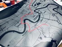 Adesivo in vinile con mappa topografica Blackout per cofano Jeep Wrangler e Gladiator_3