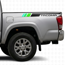 Kit adesivi a strisce laterali in vinile stile TRD vintage per Toyota Tacoma_3