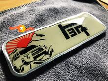 Toyota TEQ 4Runner Badge in metallo e alluminio Emblema laterale del letto in alluminio
 2
