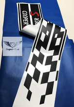 Kit Adesivi in Vinile Strisce Laterali a Scacchi Cooper S per Mini Cooper_3