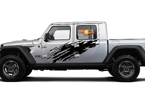 Kit di Adesivi Vinile Grafici Laterali Porta Sporco Splash 2 per Jeep Gladiator JT