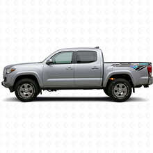 Adesivo in vinile stile vintage TRD 4x4 per fianco cassone Toyota Tacoma_2