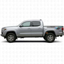 Adesivo Vinile Laterale Posteriore Stile Vintage TRD 4x4 per Tacoma Tundra_2