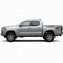 Adesivo Vinile Laterale Posteriore Stile Vintage TRD 4x4 per Tacoma Tundra_3