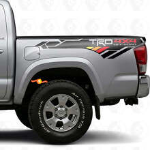 Adesivo in vinile stile vintage TRD 4x4 per fianco cassone Toyota Tacoma_4