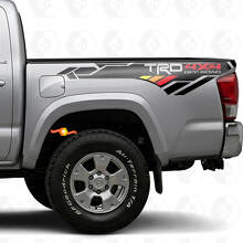 Adesivo Vinile Laterale Posteriore Stile Vintage TRD 4x4 per Tacoma Tundra_4