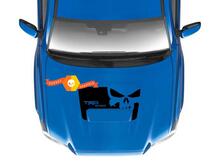 TRD Punisher 4x4 PRO Sport Off Road Cappuccio Adesivi in ​​vinile Decal adatta per Tacoma 16-21
 2