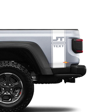 Jeep Gladiator 2 Side jt bianco brillante 6.4 hemi Adesivo Decalcomania Factory Style Body Vinile Strisce grafiche Kit 2018 - 2021
 2