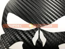 Coppia di adesivi in ​​carbonio Z71 Punisher Edition 4X4 Off Road Decalcomanie per camion Silverado Chevrolet
 2