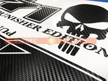 Coppia di adesivi in ​​carbonio Z71 Punisher Edition 4X4 Off Road Decalcomanie per camion Silverado Chevrolet
 3