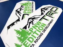 TRD Mountains PNW Edition per Toyota Tundra Tacoma FJ Cruiser 4Runner Adesivi per decalcomanie in vinile
 2