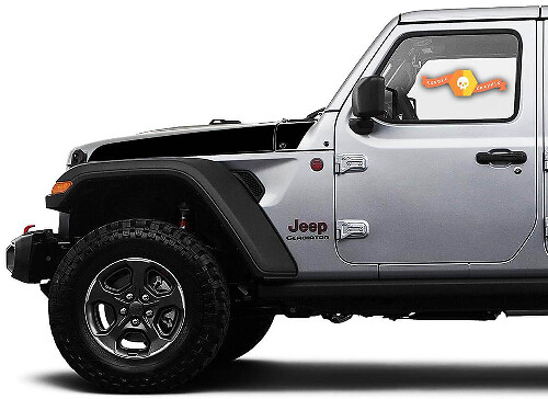 Kit Adesivi in Vinile per Cofano Stile Lancia per Jeep Wrangler e Gladiator